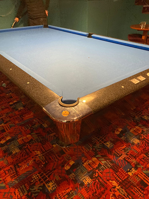 American pool table
