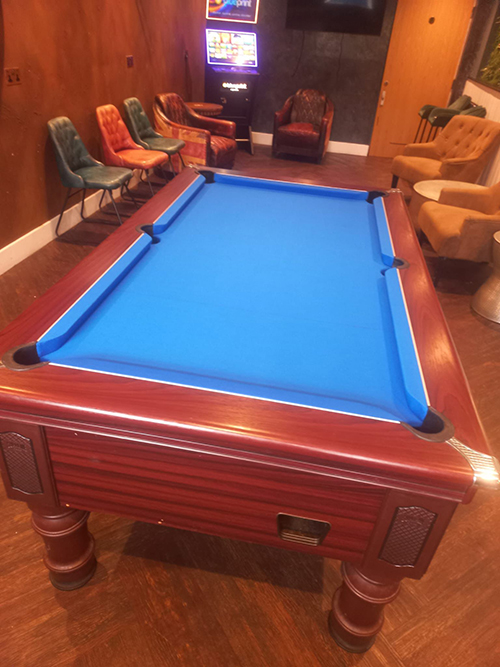 Another pool table in Strachan speed cloth