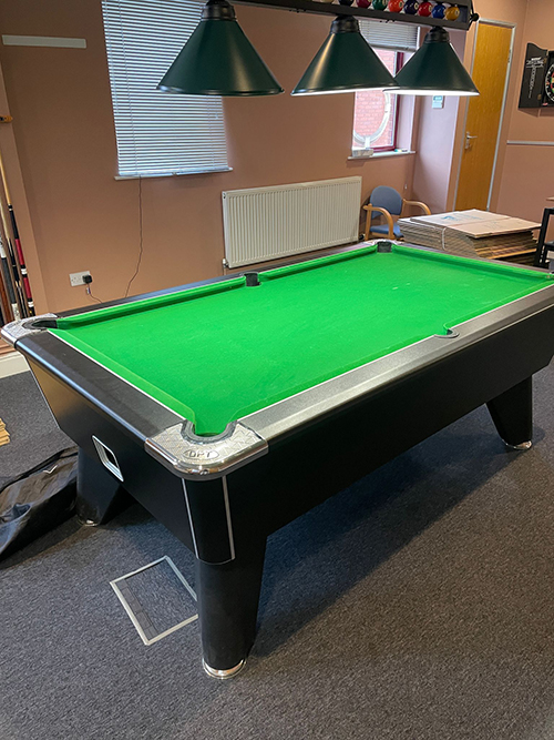 Pool table recover 3