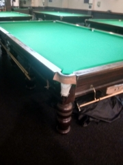 Four full size tables recovered in 4 hours by our team following break in and damage to all four tables. Club owner needed job doing at short notice as it was mid season - matches to play