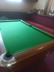 Pool table in Hainsworth cloth
