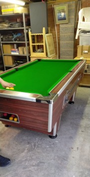 Refurbished table supplied to customer