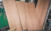 Snooker-Diner top undergoing complete restoration stripped and sanded ready for french polish