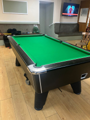Two pool tables
