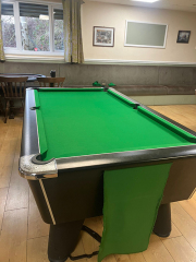 Two pool tables