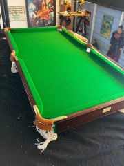 Unusual 4ft slate bed table 3