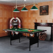 Wooden bed foldaway table